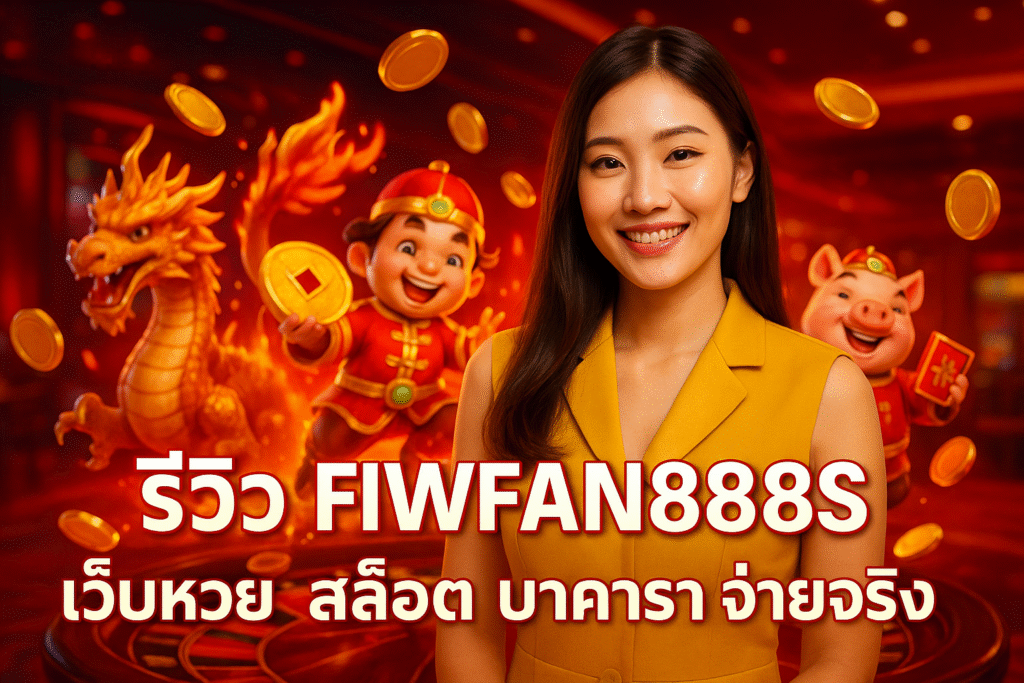 รีวิว FIWFAN888S เว็บหวย สล็อต บาคาร่า จ่ายจริง