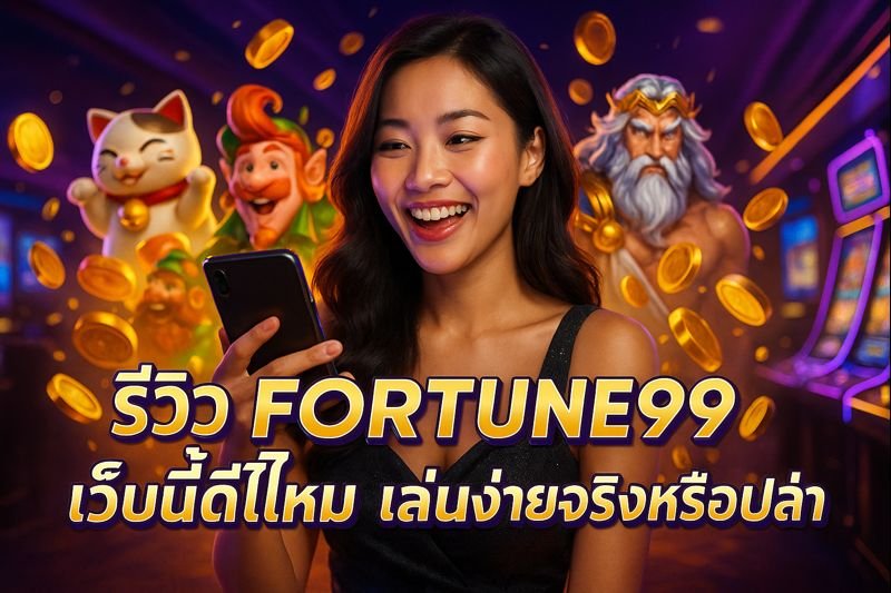 รีวิว FORTUNE99 เว็บนี้ดีไหม เล่นง่ายจริงหรือเปล่า